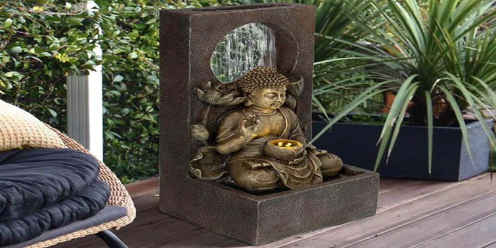 Embellish your patio with an outdoor fountain